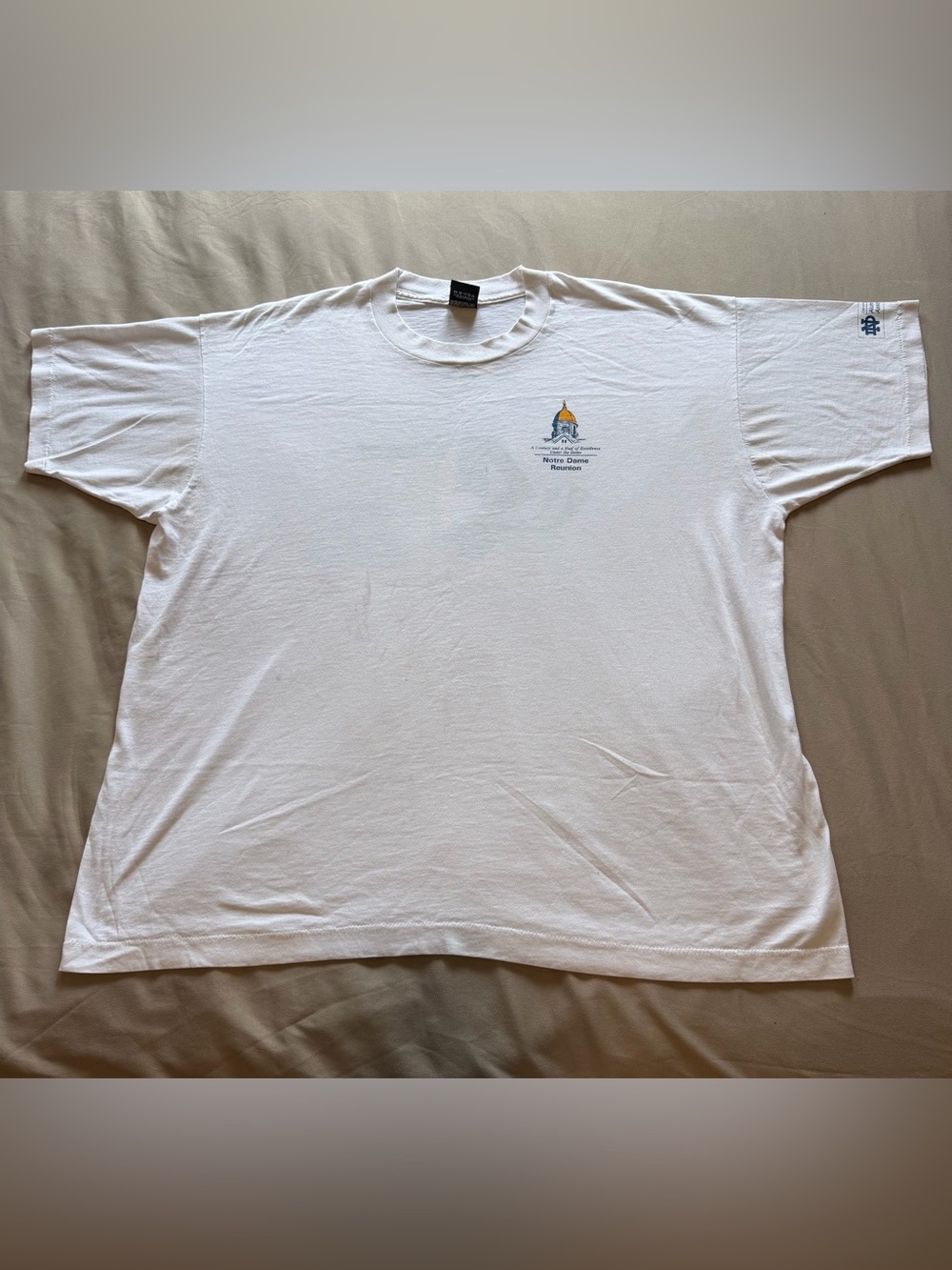 Vintage University of Notre Dame 150th Anniversary Alumni Association XXL